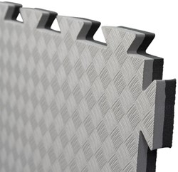 puzzelmat 9 m2 - Zwart/Grijs - 2 cm dikte 