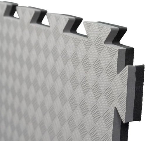puzzelmat 9 m2 - Zwart/Grijs - 2 cm dikte 