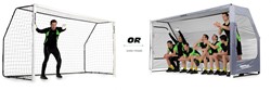 2 in 1 Draagbaar doel/Dug out