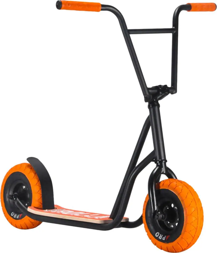 Step met grote wielen - Luchtgevulde banden -  Hufterproof - Oranje