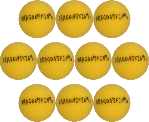 Dragonskin - Foambal - Tennis - 9 cm - Set van 10