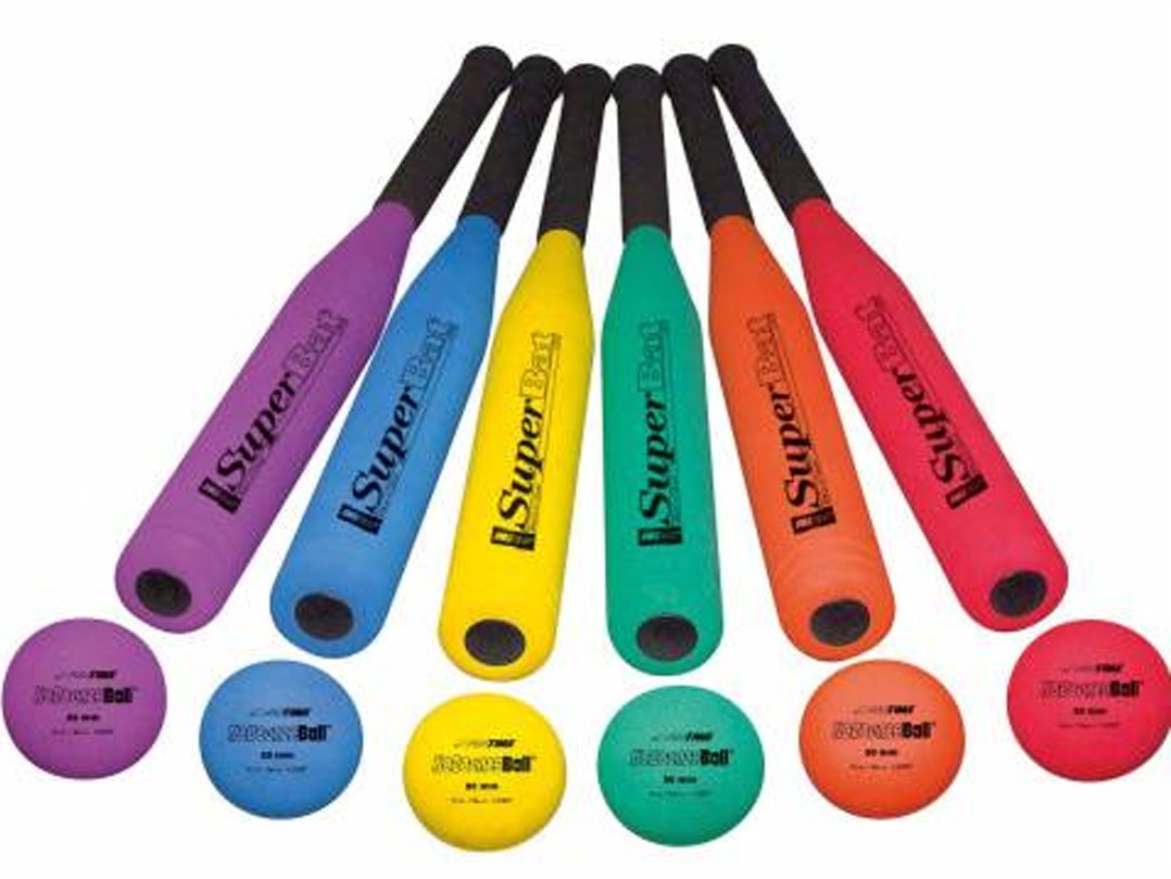 stijl Vuilnisbak heden Softbalknuppel met kern - diverse kleuren MDsport