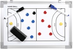 KWD Taktiekbord handbal, mt 45x30 cm, wit