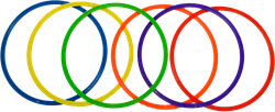 MDsport - Turnhoepel onbreekbaar 30 cm - Mini - Set van 6 - Alle kleuren
