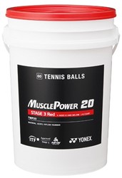 Zachte tennisballen Dunlop Stage 3 - Emmer van 60 ballen